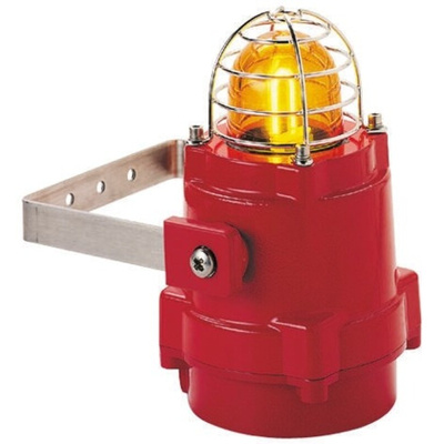 e2s BExBG05 Series Amber Strobe Beacon, 230 V ac, Surface Mount, Xenon Bulb, IP67