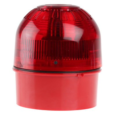 Klaxon Sonos Series Red Flashing Beacon, 110 → 230 V ac, Surface Mount, Xenon Bulb