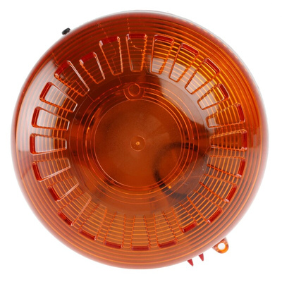 Klaxon Sonos Series Amber Flashing Beacon, 110 → 230 V ac, Surface Mount, Xenon Bulb