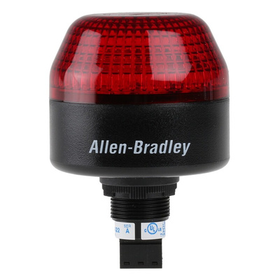 Allen Bradley 855P Series Red Multiple Effect Beacon, 24 V ac/dc, Panel Mount, LED Bulb