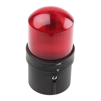 Schneider Electric Harmony XVB Series Red Flashing Beacon, 24 V ac/dc, Base Mount, LED Bulb, IP65