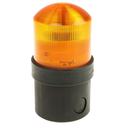 Schneider Electric Harmony XVB Series Amber Flashing Beacon, 24 V ac/dc, Base Mount, LED Bulb, IP65