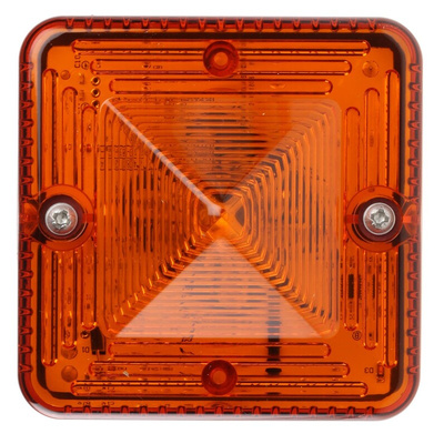 e2s L101X Series Amber Flashing Beacon, 24 V ac/dc, Surface Mount, Xenon Bulb, IP66