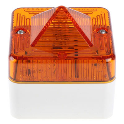 e2s L101X Series Amber Flashing Beacon, 24 V ac/dc, Surface Mount, Xenon Bulb, IP66
