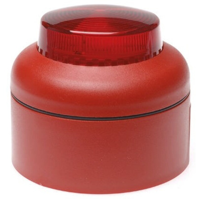 Cranford Controls VXB Series Red Flashing Beacon, 20 → 35 V dc, Surface Mount, LED Bulb