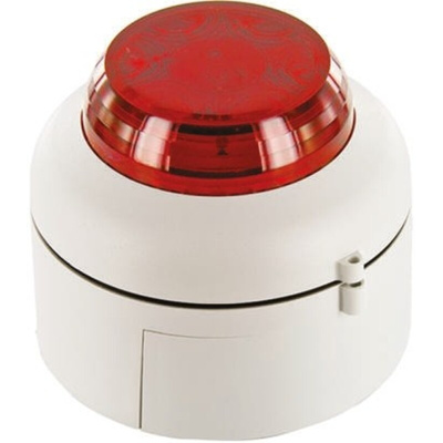 Cranford Controls VXB Series Red Flashing Beacon, 20 → 35 V dc, Surface Mount, LED Bulb