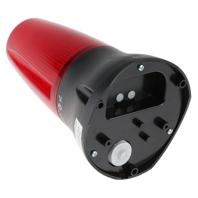 Moflash LEDD125 Series Red Multiple Effect Beacon, 24 V dc, Surface Mount, LED Bulb, IP65