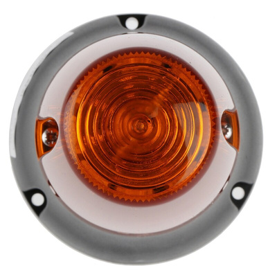 Moflash LEDD125 Series Amber Multiple Effect Beacon, 230 V, Surface Mount, LED Bulb, IP65
