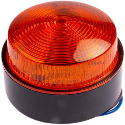 Moflash X 80 Series Amber Flashing Beacon, 115 → 230 V ac, Surface Mount, Xenon Bulb, IP67