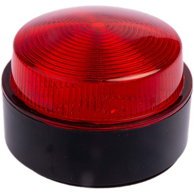 Moflash X 80 Series Red Flashing Beacon, 24 V, Surface Mount, Xenon Bulb, IP67