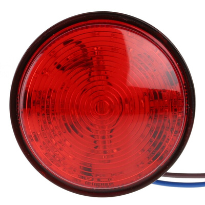 Moflash X80 Series Red Flashing Beacon, 115 → 230 V, Surface Mount, Xenon Bulb, IP67