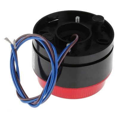 Moflash X80 Series Red Flashing Beacon, 115 → 230 V, Surface Mount, Xenon Bulb, IP67