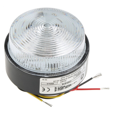 Moflash LED80 Series Red Multiple Effect Beacon, 10 → 100 V, Surface Mount, LED Bulb, IP67