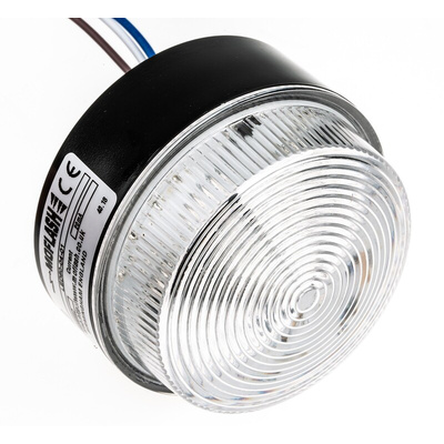 Moflash LED80 Series Amber Multiple Effect Beacon, 115/230 V, Surface Mount, LED Bulb, IP67