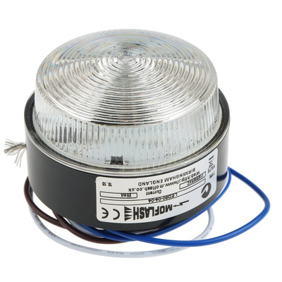 Moflash LED80 Series Green Multiple Effect Beacon, 115/230 V, Surface Mount, LED Bulb, IP67
