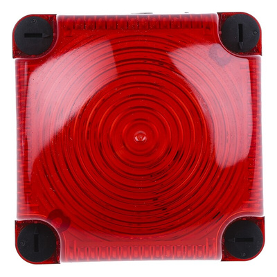 Werma BWM 853 Series Red Steady Beacon, 24 V dc, Surface Mount, Wall Mount, LED Bulb, IP66, IP67