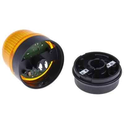 Werma BM 202 Series Yellow Flashing Beacon, 230 V ac, Wall Mount, Xenon Bulb, IP65