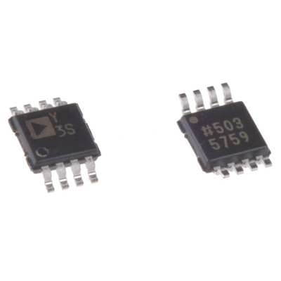 AD8219BRMZ Analog Devices, Current Sense Amplifier Single Unidirectional 8-Pin MSOP