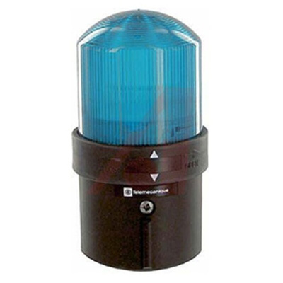 Schneider Electric XVBL Series Blue Steady Beacon, 250 V ac, Base Mount, Incandescent, LED Bulb, IP65, IP66