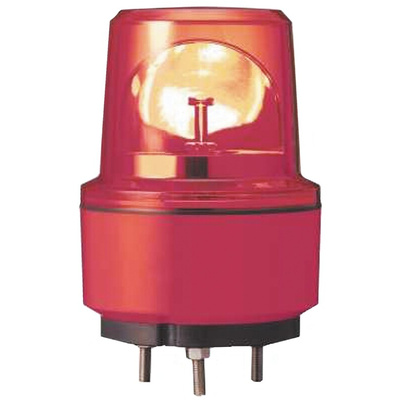 Schneider Electric Harmony XVR Series Red Rotating Beacon, 24 V dc, Base Mount, LED Bulb