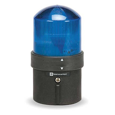 Schneider Electric XVB Series Blue Flashing Beacon, 24 V ac, 24 → 48 V dc, Tube Mounting, Incandescent Bulb,
