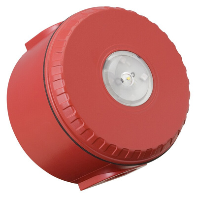 Eaton Series Red Flashing Beacon, 9 → 60 V dc, Ceiling Mount, LED Bulb