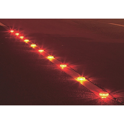Nightsearcher Pulsar Series Green Multiple Effect Beacon, 3.7 V, Magnetic Mount, LED Bulb