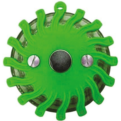 Nightsearcher Pulsar Series Green Multiple Effect Beacon, 3.7 V, Magnetic Mount, LED Bulb