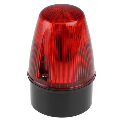 Moflash LED100 Series Red Multiple Effect Beacon, 20 → 30 V, Surface Mount, Wall Mount, LED Bulb, IP65