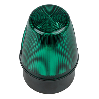Moflash LED100 Series Green Flashing Beacon, 20 → 30 V ac/dc, Surface Mount, LED Bulb, IP65