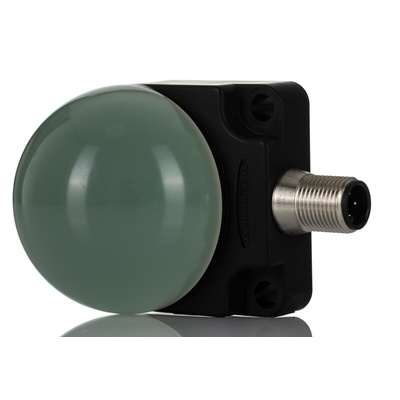 Banner K50FL Series Green, Red, Yellow Beacon, 18 → 30 V dc, Flat Mount, LED Bulb, IP67, IP69K