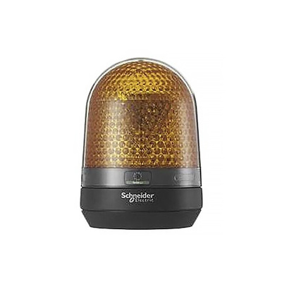 Schneider Electric Harmony XVR Series Amber Multiple Effect Beacon, 12 V dc, 24 V dc, Base Mount, LED Bulb, IP23, IP65