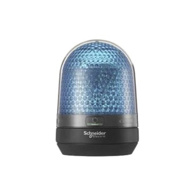 Schneider Electric Harmony XVR Series Blue Multiple Effect Beacon, 12 V dc, 24 V dc, Base Mount, LED Bulb, IP23, IP65