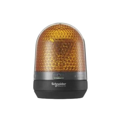Schneider Electric Harmony XVR Series Amber Multiple Effect Beacon, 48 V dc, Base Mount, LED Bulb, IP23, IP65