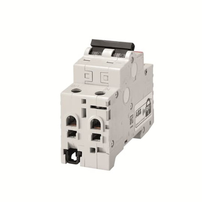 ABB RCBO, 16A Current Rating, 2P Poles, 30mA Trip Sensitivity, Type B, System Pro M Compact Range
