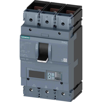 Siemens, SENTRON MCCB 3P 250A, Breaking Capacity 85 kA, Fixed Mount