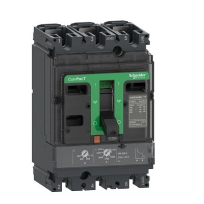 Schneider Electric, ComPacT MCCB 3P 63A, Fixed Mount