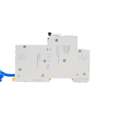 Schneider Electric RCBO, 20A Current Rating, 1P+N Poles, 30mA Trip Sensitivity, Acti 9 Range