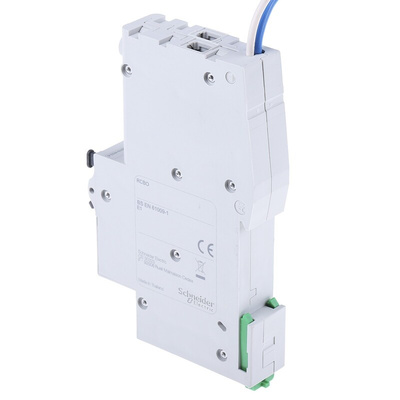 Schneider Electric RCBO, 16A Current Rating, 1P+N Poles, Type AB, Easy9 Range