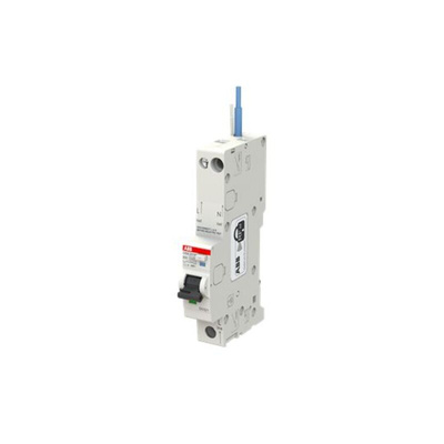ABB RCBO, 20A Current Rating, 1P+N Poles, 30mA Trip Sensitivity, Type C, System Pro M Compact Range