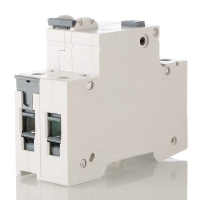 Siemens RCBO, 6A Current Rating, 2P Poles, 30mA Trip Sensitivity, Type C, Sentron Range