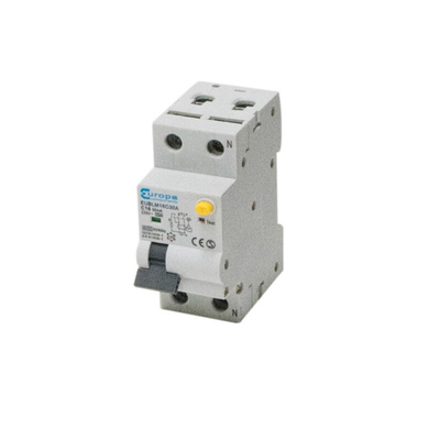Europa RCBO, 16A Current Rating, 2P Poles, 30mA Trip Sensitivity, Type C
