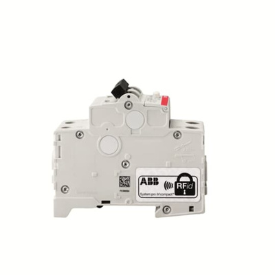 ABB RCBO, 16A Current Rating, 2P Poles, 100mA Trip Sensitivity, Type B, System Pro M Compact Range