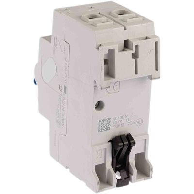 ABB F200 RCCB, 40A, 2 Pole, 30mA, Type A, 230V