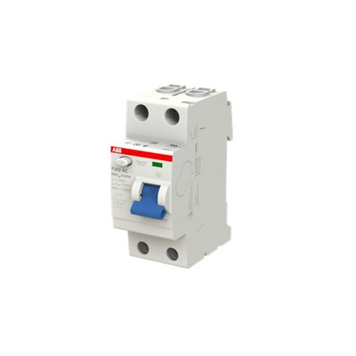 ABB F200 RCCB, 25A, 2 Pole, 30mA, Type AC, 230V