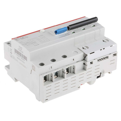 ABB RCBO, 63A Current Rating, 3P Poles, 30mA Trip Sensitivity, System Pro M Compact Range