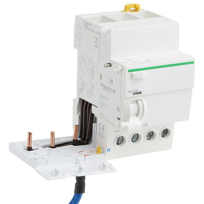 Schneider Electric Vigi RCD, 63A, 4 Pole, 30mA, 400/415V ac