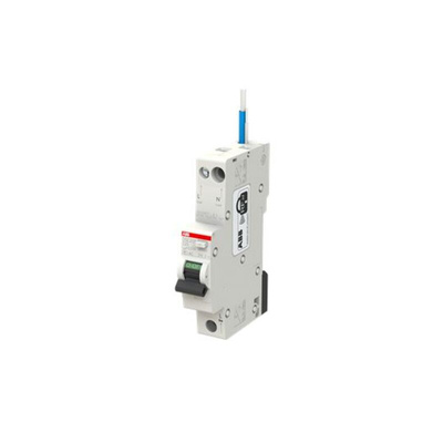 ABB RCBO, 20A Current Rating, 1P+N Poles, 30mA Trip Sensitivity, Type C, System Pro M Compact Range