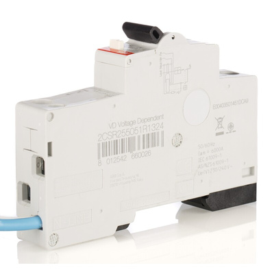 ABB RCBO, 32A Current Rating, 1P+N Poles, 30mA Trip Sensitivity, Type C, System Pro M Compact Range