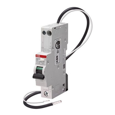 ABB RCBO, 25A Current Rating, 1P+N Poles, 30mA Trip Sensitivity, Type B, System Pro M Compact Range